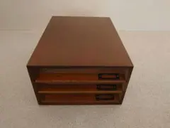 木製 A4 書類ケース BREA 3段