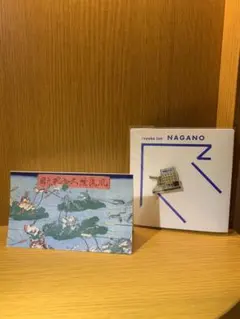 東横イン ご当地GENKIバッジ 長野【未開封】 浮世絵カード付