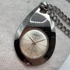 SEIKO ゴールドフェザー 25石 手巻き 懐中時計 ヴィンテージ 薄型 稼働
