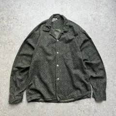 60s~70s California 開襟シャツ プリントデザイン USA製