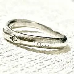 P&Dダイヤ付きAg950silverリングのサムネイル