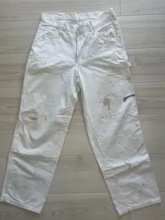 Dickies ホワイトペインターパンツ 36×34 ペンキ飛び - メルカリ