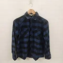 7.7◎M64◎オゾック◎チェク長袖シャツ◎Mのサムネイル
