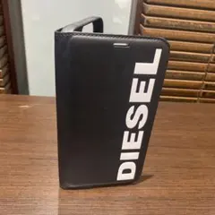 DIESEL 手帳型 iPhoneケース ブラックのサムネイル
