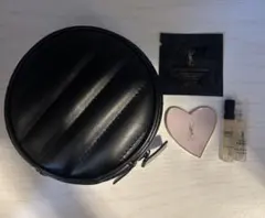 【非売品】YSL BEAUTE ノベルティラウンドポーチ ブラックとその他のサムネイル