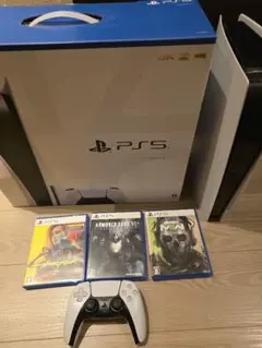 SONY PlayStation 5 本体 + ゲーム3本