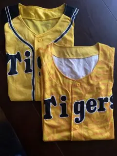 Tigers ユニフォーム イエロー 2枚セット