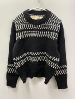 W*0様 NANO universe LB.02/ウールジャガードクルーネックニ