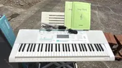 CASIO LK-228 光ナビゲーションキーボード 本体とスタンドのサムネイル