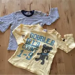 ダブルビー・ミキハウス ロンTセット 80