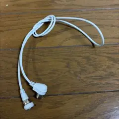 映像用ケーブル ホワイト 右角型・ストレート