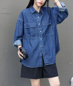 【美品】COLONY2139 デニムシャツ ブルー