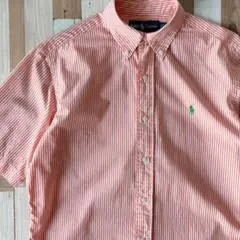 【定番】Ralph Lauren 半袖 B.D.シャツ ラルフローレン 刺繍ロゴのサムネイル