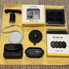 値下げ可Insta360 GO 3S 128GB NDフィルター＋カスタムスキン