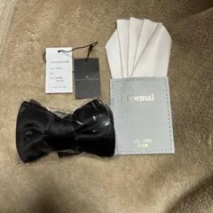 THE GREAT BREASTING ブラックボウタイ　チーフセット