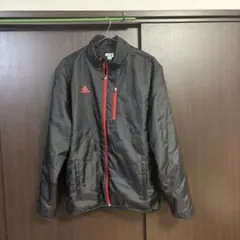 adidas ナイロンジャケット ブラック/レッド O/XG