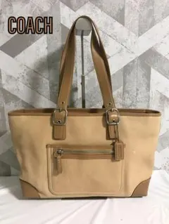 COACH コーチ レザー ハンドバッグ トートバッグ BD3285 ブラウン