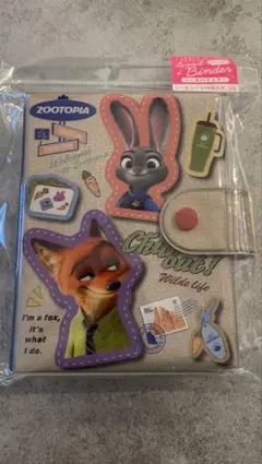 ズートピア　シール帳　シールバインダー　シールシート付き