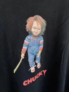 【最終価格】メンズL/GU×CHUCKYコラボT/綿100% /ムービーT