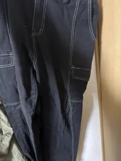 韓国ブラック カーゴパンツ