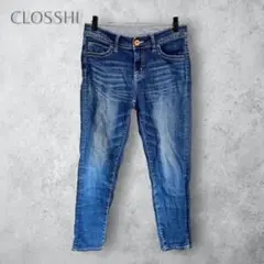 【CLISSHI クロッシー】　マイナス5℃ ストレッチデニムパンツ　テーパード