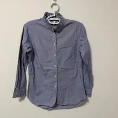 UNIQLOユニクロINESイネスコラボスタンドフリルシャツMサイズ