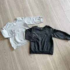 H&M 無地 薄手トレーナー 100