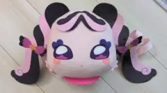 キミとアイドルプリキュア♪ストラップ付き顔型ぬいぐるみポーチ　メロロン