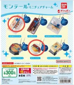 送料込み　モンテール　ミニチュアチャーム　２種3個セット