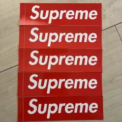 Supreme ロゴステッカー 5枚セット
