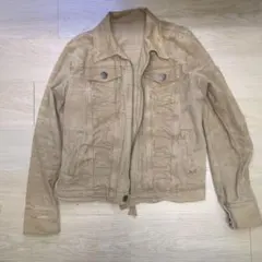 年代不明　イタリア製　ベージュ　 ミリタリージャケット