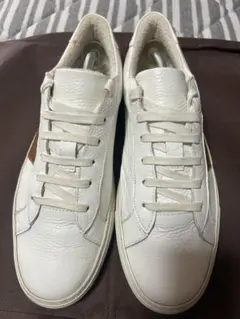 レザースニーカー 白