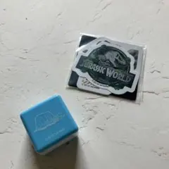 ジュラシック・ワールド　フリューくじＧ賞スタンプ＆ステッカー　セット