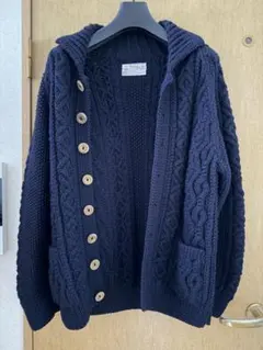 INVERALLAN インバーアラン ケーブルニット カーディガンのサムネイル