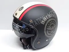 ホンダモンキー50周年記念】ジェットヘルメット 限定レア バイク黒赤