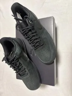 新品 ナイキ エアフォース1 ‘07 WB 黒 レザー 27.5cm