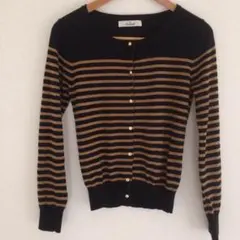 ボーダーカーディガン
