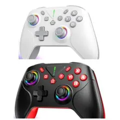 【新品】【2コセット】【送料無料】スイッチ　コントローラー ホワイト　ブラック