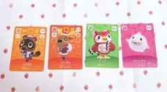 どうぶつの森 amiiboカード 4枚セット