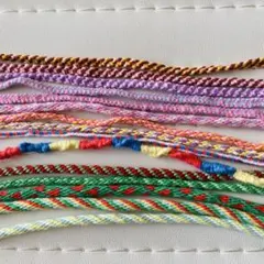 組紐アクセサリー2本セット ハンドメイド ミサンガ