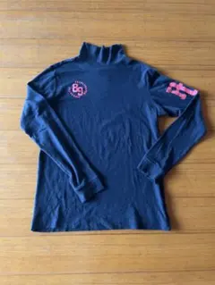 パーリーゲイツ　タートルネック　長袖シャツ サイズ1 ネイビー