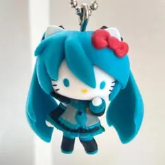 初音ミク ハローキティ ボールチェーン マスコット