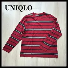 美品 UNIQLO ユニクロ 長袖 カットソー ロンT ボーダー