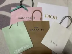 ブランド ショッパー COACH RMK DIOR kate CLINIQUE
