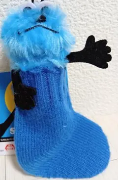 スンスン すっぽりソックスマスコット スンスン ブルー