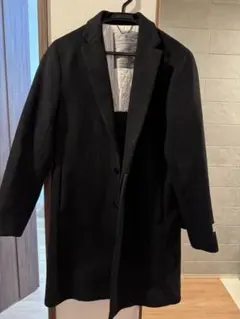 【美品】ナノユニバース　チェスターコート　メンズ　ウール100