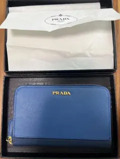 訳あり格安】プラダ 長財布 ラウンドファスナー シティカーフ バイカラ