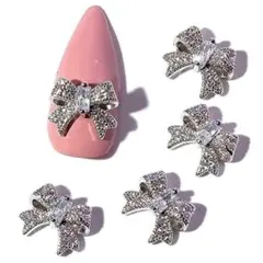 ビジュー リボン ジュエリー ジルコニア ストーン ネイル デコ パーツ　韓国