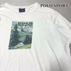 90's POLO SPORT Printed S/S Tee XXL
