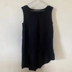 Spick & Span ブラック ノースリーブ チュニックのサムネイル